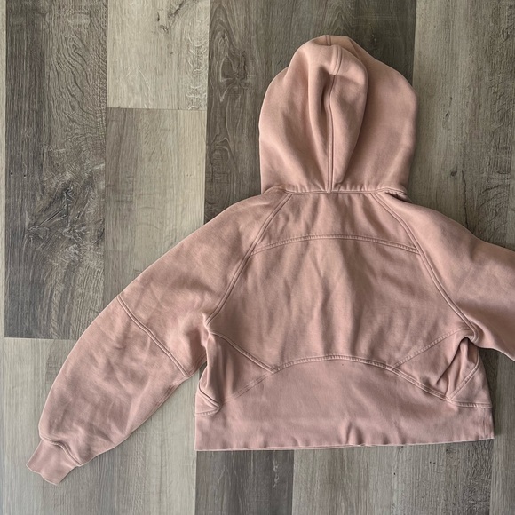 Lululemon Scuba Pink Clay Oversized Half-Zip Hoodie size M/L - Picture 10 of 11